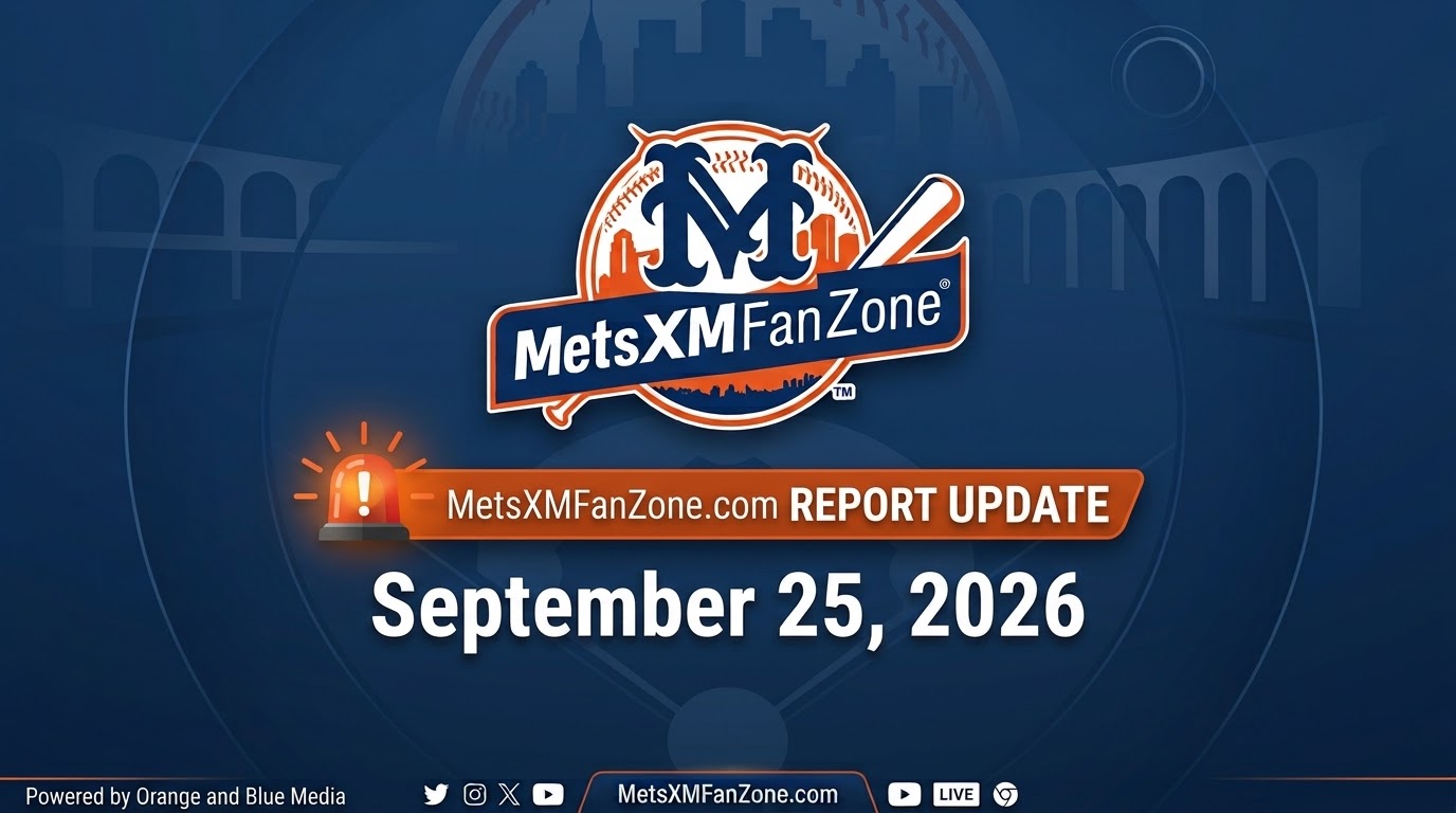 MetsXMFanZone Update 9/25/26